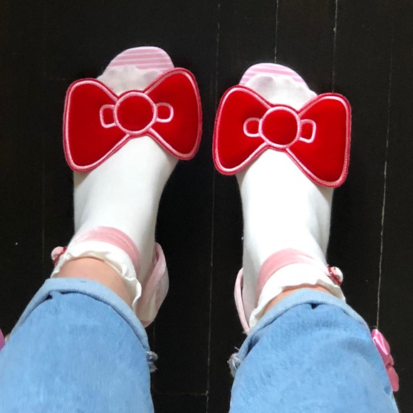 asos hello kitty heels
